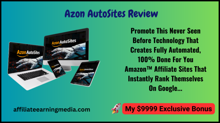 Azon AutoSites Review: Automated Amazon Affiliate Sites Maker