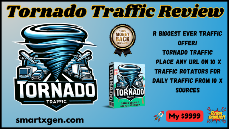 Tornado Traffic Review: Place Any URL ON 10 X Traffic Rotators