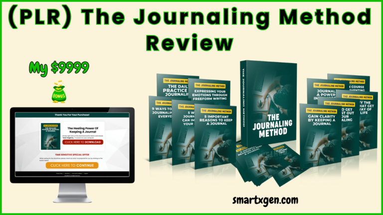 (PLR) The Journaling Method Review: Get The Premium Quality