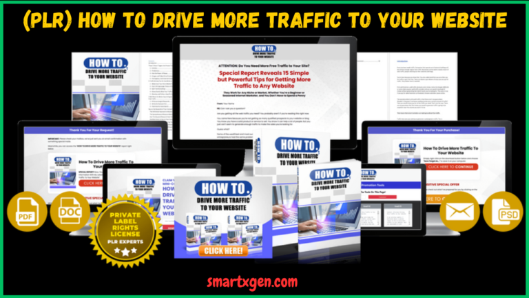 (PLR) How To Drive More Traffic To Your Website